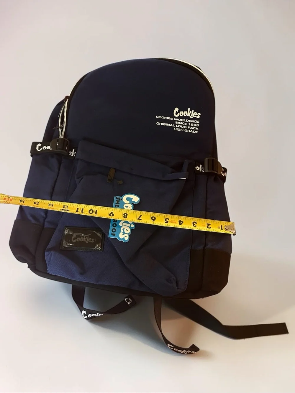 Cookies Smell Proof Backpack Navy/Black Laptop Travel Backpack